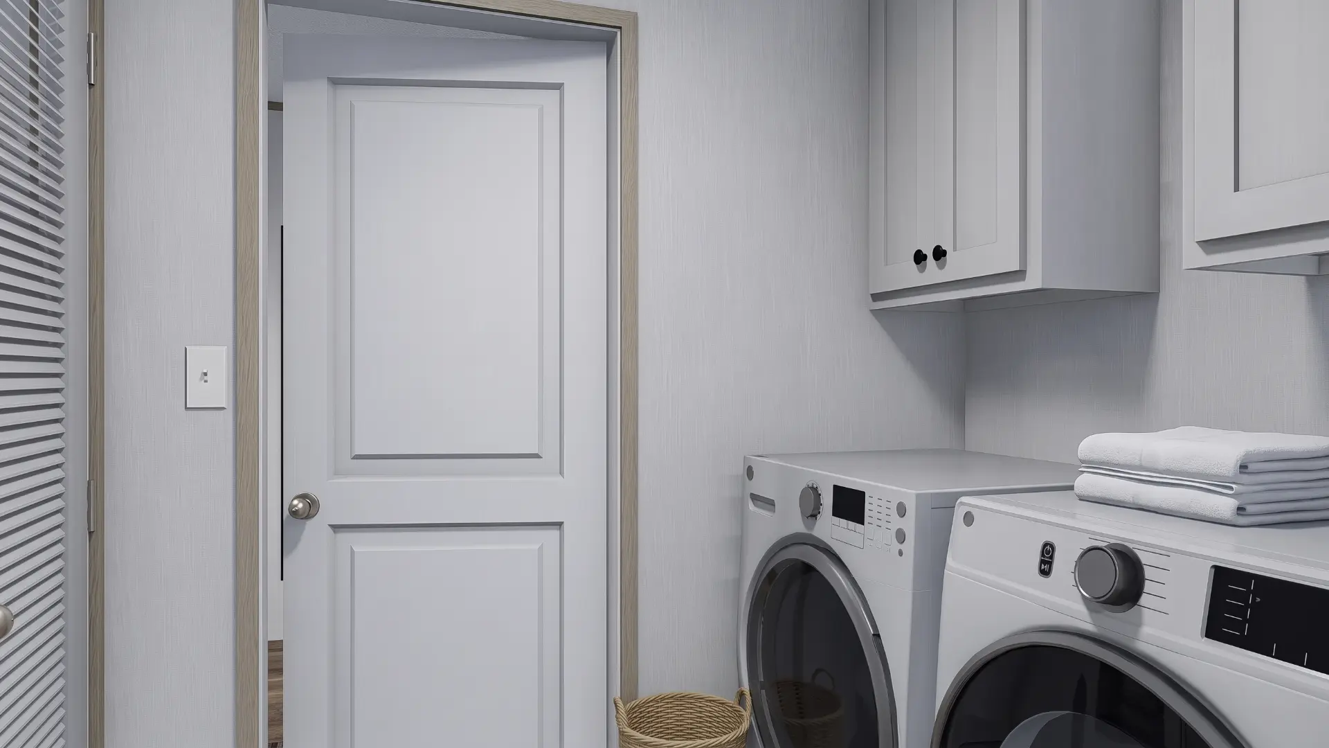 Marina 28x40 laundry room with shelving