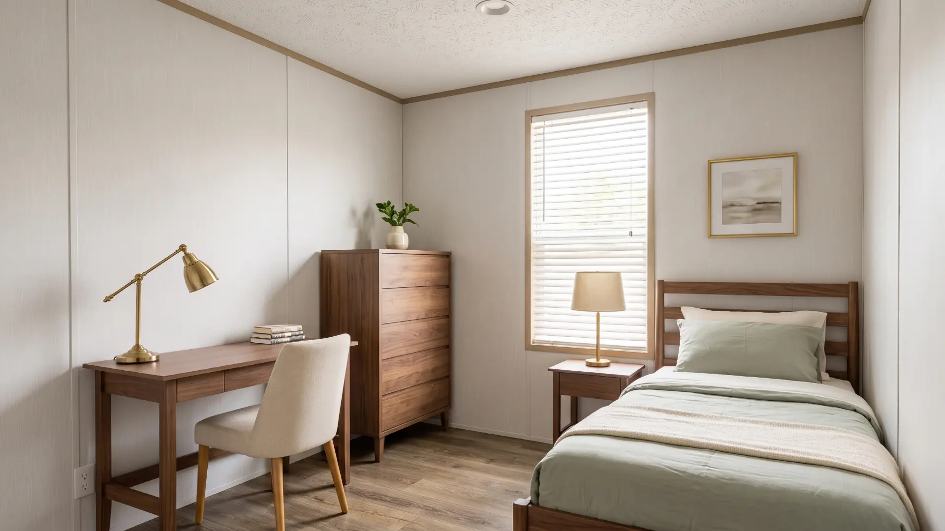 Optional bedroom 3 in the Marina 28x40