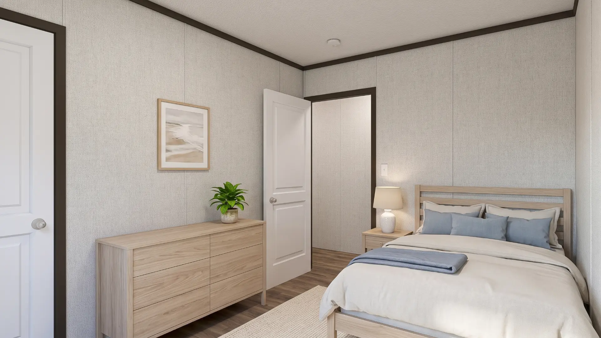 Tercera recámara de la casa móvil nueva Bianca 16x66