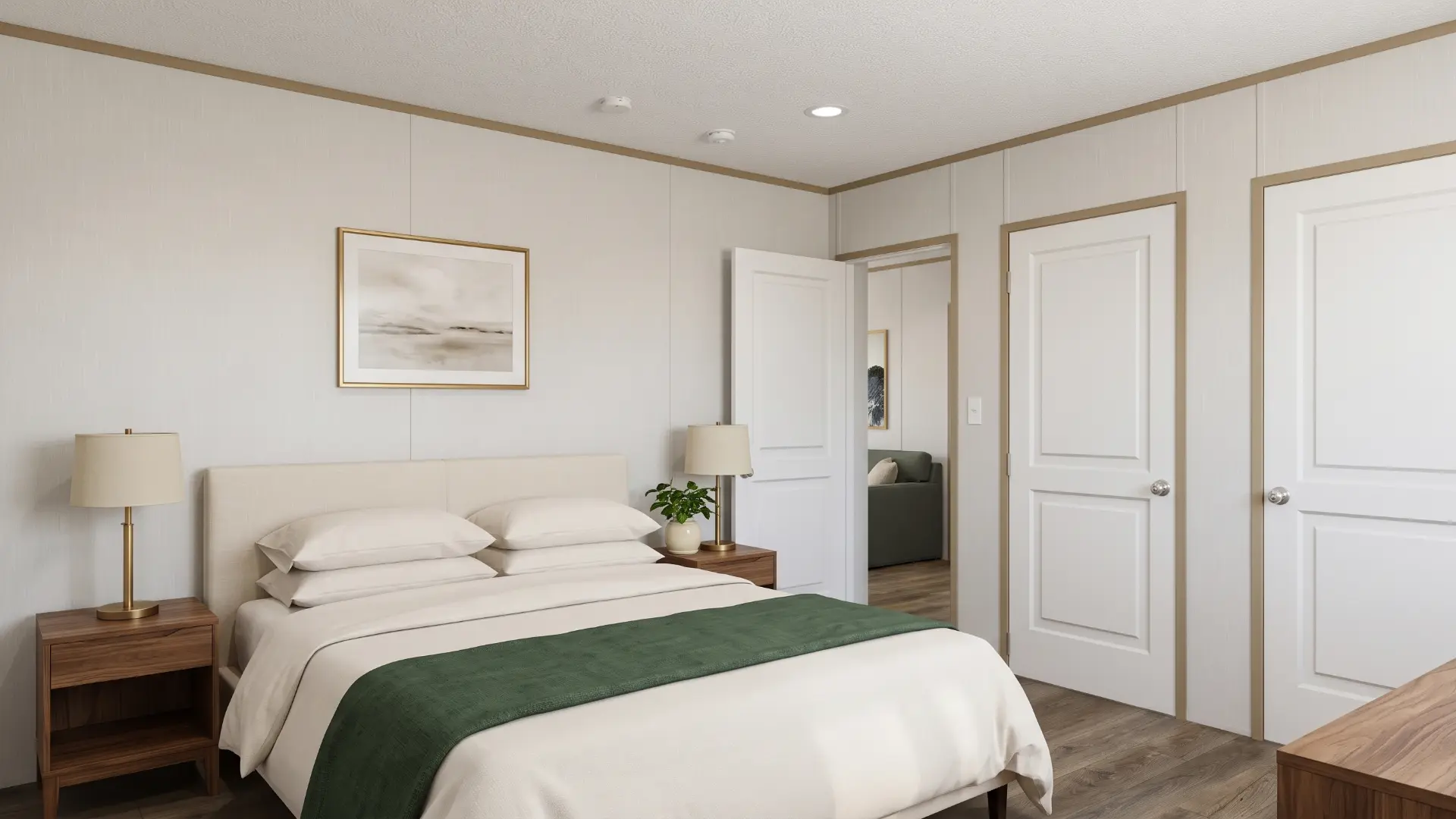 Marina 28x40 primary bedroom