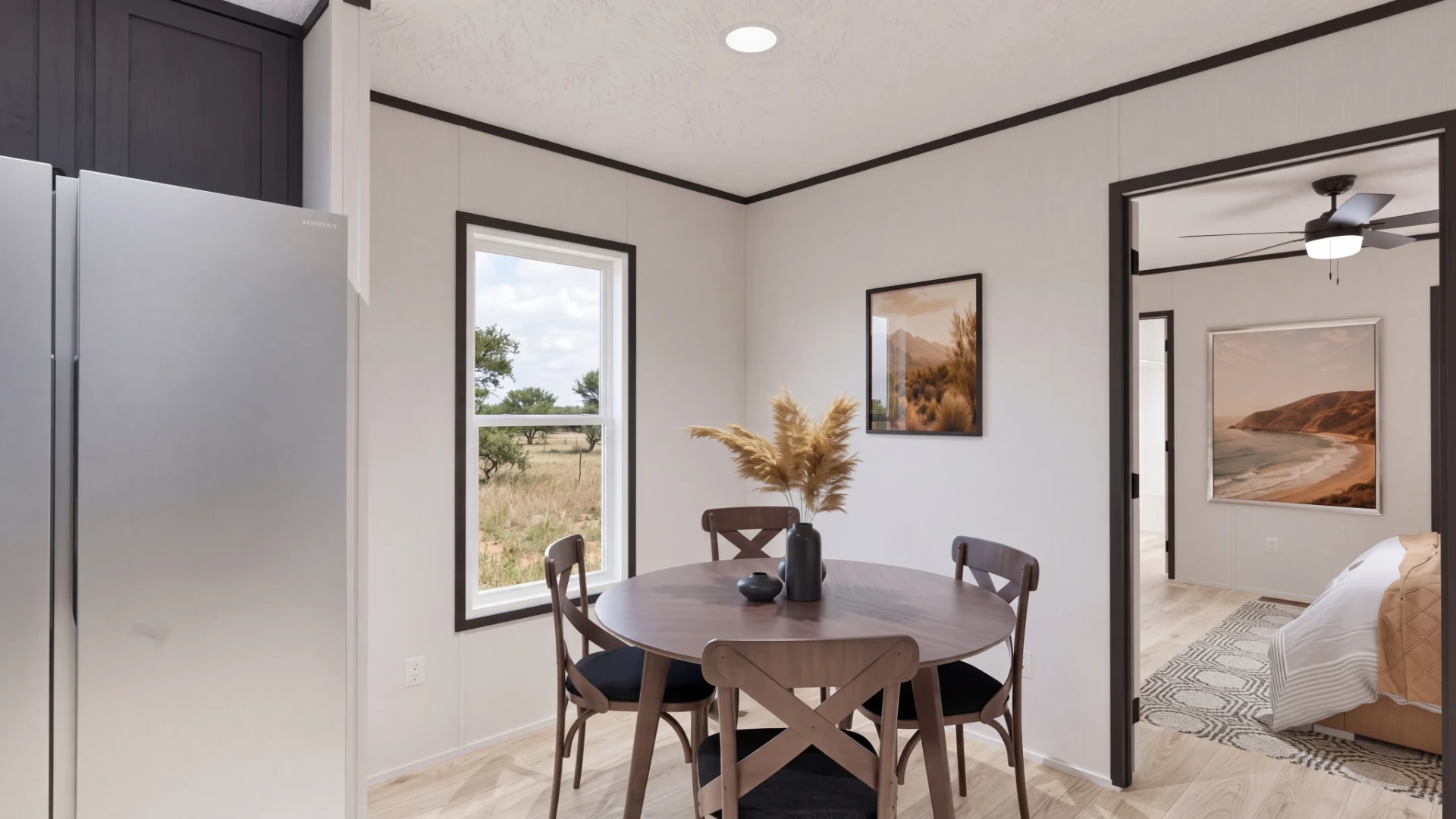 Comedor de la casa móvil Emilia 16x76