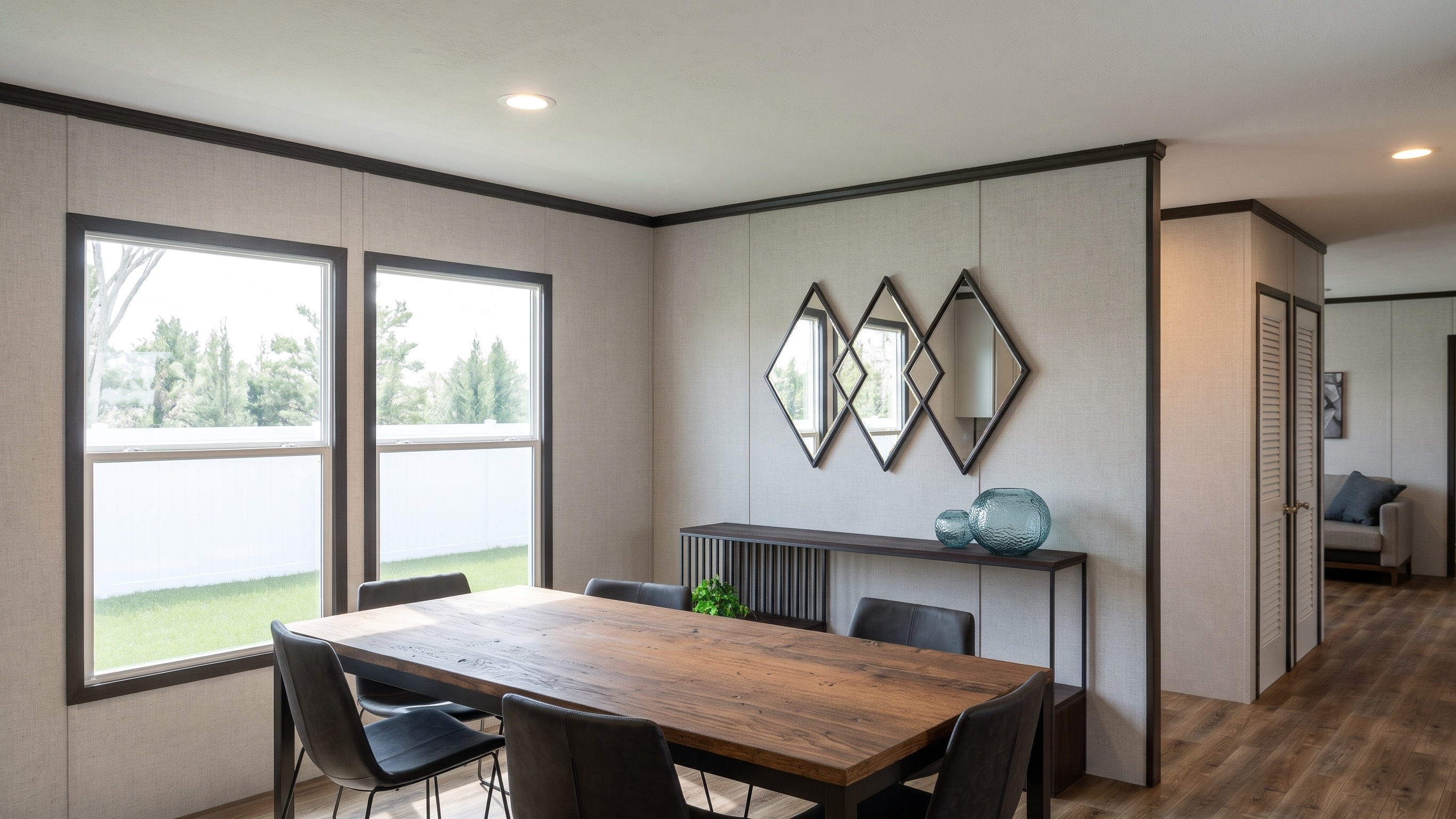 Comedor de la casa móvil Antonella 28x76
