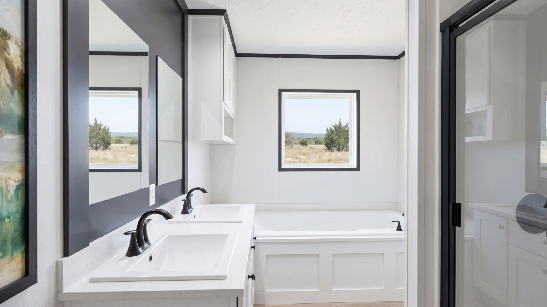 Baño principal de la casa móvil Emilia 16x76