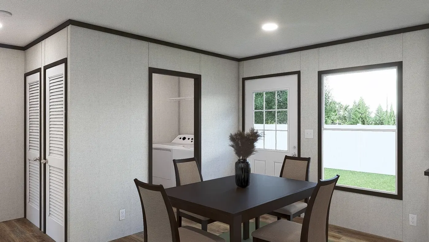 Comedor de la casa móvil Glimpse 28x52